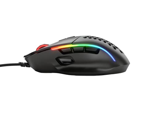 GLORIOUS Gaming Model I Wired Gaming Mouse - 69g Superlight, 2 Swappable Buttons, RGB, PTFE Feet, 9 Programmable Buttons, Side Thumb Rest - Black - color: Matte Black, size: Model I Wired