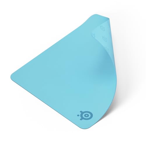 SteelSeries QcK Cloth Gaming Mouse Pad - Exclusive Micro-Woven Surface - Optimized for Gaming Sensors - Maximum Control - Size L - Aqua - color: Aqua, size: Large, style: Classic