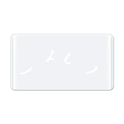 Escape Room Game Password Clue Cards Props Magic Transparent Acrylic Cards for Real Life Puzzle Game Pile Four Cards Up to Get Clues Run Away from Player Adventure Secret Room