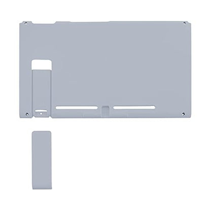 eXtremeRate New Hope Gray Back Plate for Nintendo Switch, DIY Replacement Housing Shell Case for Nintendo Switch Console with Kickstand [Only the Backplate, NOT the Console] - color: New Hope Gray