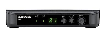 Shure BLX14/P31 Headset Audio System J11 Band (596–620 MHz) – BLX4 Receiver, BLX1 Bodypack & PGA31 Cardioid Headset Mic, Up to 14 Hr Battery, 300 ft Range - style: J11 Band (596-616 MHz)