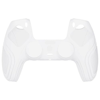 eXtremeRate PlayVital Samurai Edition Anti-Slip Controller Silicone Skin for ps5, Ergonomic Rubber Protective Case for ps5 Controller with Thumb Stick Caps - Glow in Dark - Green - color: Glow in Dark Green