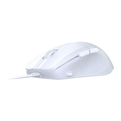 Turtle Beach Pure SEL Wired RGB Gaming Mouse for PC | Ultra-Lightweight, 8K DPI Optical Sensor, Mechanical Switches, Pretension System, Pure PTFE Glides, AIMO RGB Lighting, White - color: White