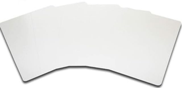 Trainers Warehouse Blank Playing Card Deck | Create Your own Card Game! - These Cards are Blank and Easy to Write on | Full Deck of 52 Cards Measure 3.5" by 2.5"
