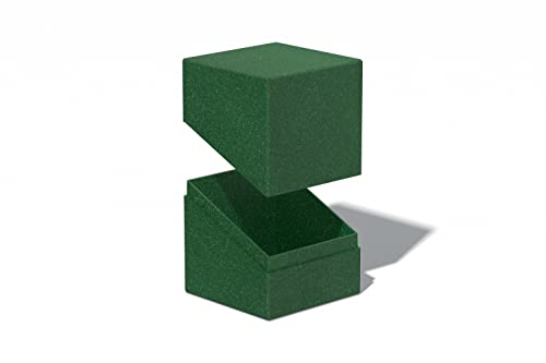 Ultimate Guard RTE Boulder 100+, Deck Case for 100 Double-Sleeved TCG Cards, Green, 97% Renewable, Made in Germany, Secure & Durable Storage - color: Green