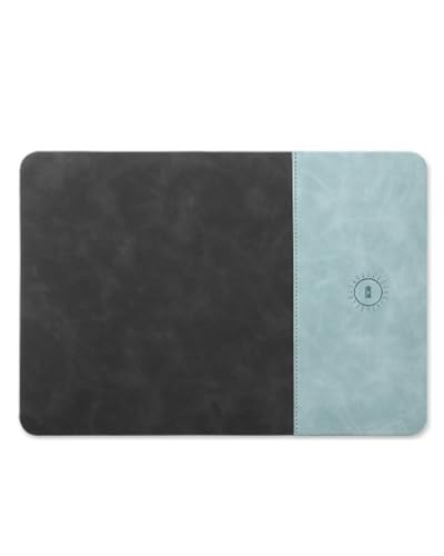 3 in 1 RGB Gaming Mouse Pad, 15W 10 Light Modes,LED Magnetic Mouse Pad - color: Light blue, size: 23.6L x 11.8W inches