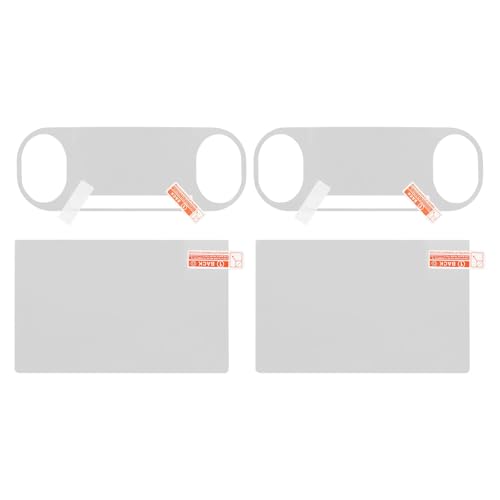 Rengue Handheld Gaming Screen Protector Tempered Glass 2 Pack HD Clear Front Back Coverage 9H Scratch Touch Sensitive for 2000 Series Console Players