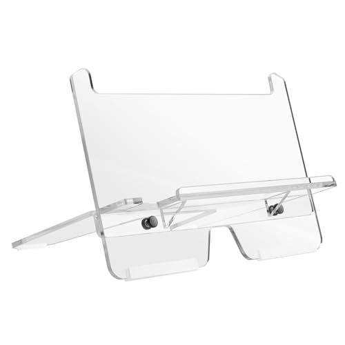 Acrylic Stand Base Compatible with Lenovo Legion GO Console | Anti-Slip Holder Desktop Playstand for 2023 Legion GO Gaming Handheld PC, Easy Charging Design, Clear Stand Only