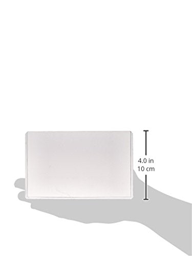 BCW Postcard Top Load Holder - Pack of 25 | Toploaders For Cards Hold 5⅞" x 3¾" Postcards | Postcard Toploader safe for Photos and Cards | Rigid clear holders fit 5 7/8 x 3 3/4 postcards with long-side openings for protected storage, handling, and display