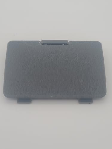 Wireless Game Controller Battery Cover Replacement – Compatible with Nintendo Switch Pro Controller And PowerA| Durable Battery Door Accessory Part - In Black or Grey (Gray) - color: Gray