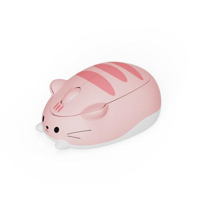 Akko Cat 테마 무선 게이밍 마우스 핑크, 트라이모드 마우스 BT3.0/BT5.0/2.4G, 컴퓨터/노트북/데스크톱/PC용 귀여운 광학 무선 만화 마우스, 맥/윈도우와 호환 (핑크 앤지) - color: 핑크 앤지