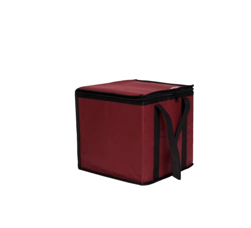 Allplay Lightweight Board Game Bag, Red | Dual Layer Non-Woven Fabric, Carrying Handle, Zippered Lid, Water Resistant - color: Red