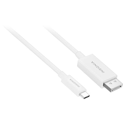 INSIGNIA Universal Video & Audio Cables and Adapters – HDMI, DisplayPort, USB-C, Mini HDMI, Mini DisplayPort & RCA Converter, 4K/8K High-Speed Options for TV (USB-C to Displayport Cable, 6 ft) - size: 6 ft, style: USB-C to Displayport Cable