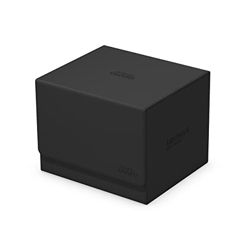 Ultimate Guard Minthive 30+, Deck Case for 30 Magnetic Card Cases, Perfect Storage for Graded Cards, Black, Secure Closure & Snaplock Mechanism - color: Black