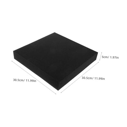 NUOBESTY 4pcs Packing Filler High Density Foam Cuttable Craft for Toolbox Game Box Cases Storage Foam Case Insert