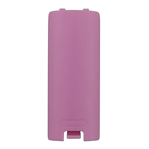 Battery Back Door Cover Lid Case for Wii Remote Controller Gamepad Handle Joypad Replacement (Pink) - color: Pink