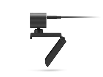 Lenovo HD 1080p Webcam (510 FHD)- Black w/ 4X Digital Zoom, 95° Wide Angle, 360° Rotation Pan & Tilt, Dual Microphones & Windows Hello - color: Black, style: 510 FHD