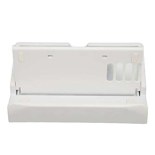 Handheld Game Console Stand, Three Level Adjustable tilt Angle White PC Material with Heat Dissipation Holes Suitable for PC Device Game Consoles and Handheld Devices