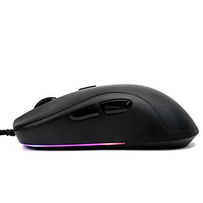 Gamesense Meta Ultra Lightweight Wired Gaming Mouse - PixArt 3360 - 65grams - 12,000 DPI - 60,000,000 clicks on All Buttons - No Holes