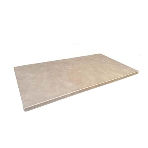 Desk Pad with Edge-Locked Protection, Waterproof Office Table Protector for Laptop Keyboard, Home Non-Slip Gaming Writing Mat (Beige,23.6x15.7in) - color: Beige, size: 23.6x15.7in