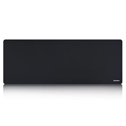 Senetem XXL Large Mouse Pad, Ultra-Smooth Gaming Mousepad, Non-Slip Rubber Base, Washable Surface Fits Wired & Wireless Mouse – Big & Long Keyboard Computer Black Mat for Desk, 31.5x15.7 in - size: 31.5L x 15.7W inches
