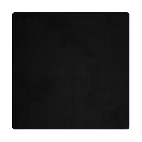 Buryeah Mahjong Mat Large Non Slip Neoprene Rubber Table Mat Noise Reduction Dominoes Poker Card Board Games Playmat Gaming Table Cover for Camp Game Night Indoor Outdoor(Black,33 x 33 Inch) - color: Black, size: 33 x 33 Inch