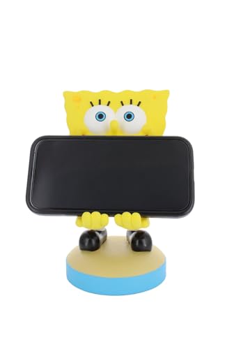 Cableguys Spongebob Squarepants Controller Holder & Phone Stand - Gaming Setup Accessories for Desk and Game Room, Controller Stand Compatible with Xbox, PlayStation & Most Standard Game Controllers