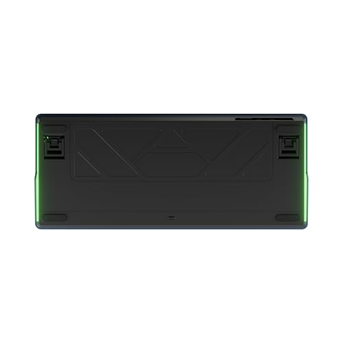 Ducky OK-M - 65% Wireless Mechanical Gaming Keyboard : Gasket-Mount Design, Hot-Swappable Switches, Five-Layer Acoustic Dampening, RGB, USB-C, 2.4Ghz, Bluetooth, Wine Red Switch - size: OK-M-65, style: KTT Wine Red Switch