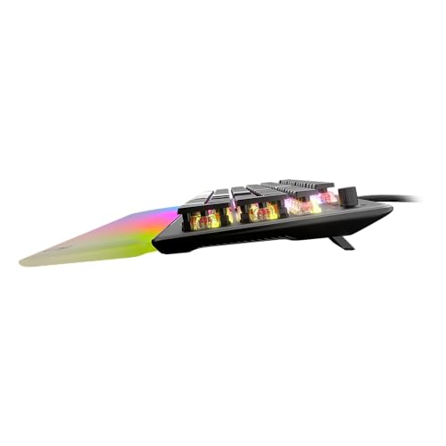 Turtle Beach Vulcan II Max Optical-Mechanical RGB Gaming Keyboard | Customizable RGB Keys & Palm Rest, Smart Keys, Titan II Linear Switches, Anodized Aluminum Top Plate, Media Controls, Black - color: Black
