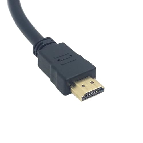xiwai HDMI 1 in 2 Out Splitter Male to Dual Female Adapter Cable 1 to 2 Way Switch Extension Cord for PC, HDTV, Laptop 1080P - style: Without Power