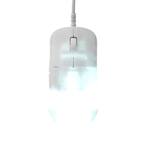 ENDGAME GEAR OP1 RGB Gaming Mouse - Precision Sensor, Kailh GX Switches, White Frost, RGB Lighting, White Frost | Lightweight RGB gaming mouse, optical sensor, Kailh GX switches, claw grip for FPS PC gaming - color: White Frost, style: OP1 RGB