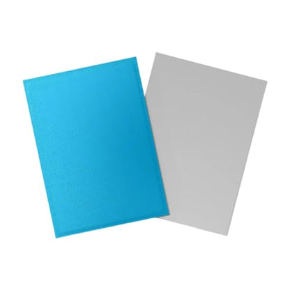 Dragon Shield | Matte Dual Standard Size Card Sleeves | 100ct - Smooth & Tough Premium TCG Sleeves - Compatible with Pokemon, One Piece, and Magic: The Gathering | Sky Blue & Silver - color: Sky Blue & Silver
