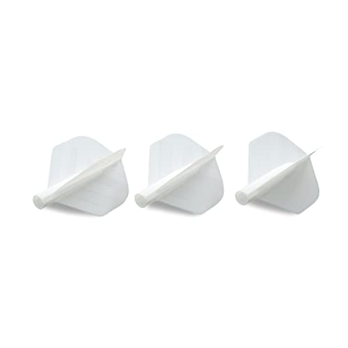 CUESOUL TERO Plus New Double Direction Telescopic and Rotating Dart Flights System-AK4 Dart Flight - color: White
