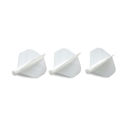 CUESOUL TERO Plus New Double Direction Telescopic and Rotating Dart Flights System-AK4 Dart Flight - color: White