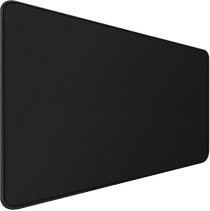 39.1" x 23.5" Waterproof Fabric Desk Pad, Black | Rubber Anti-Slip Base Stitched Edges No Curling Fits Laptop Keyboard and Mouse Smooth Office Mat Large Mouse Pad Work Game - color: Black, size: 39.1" x 23.5"