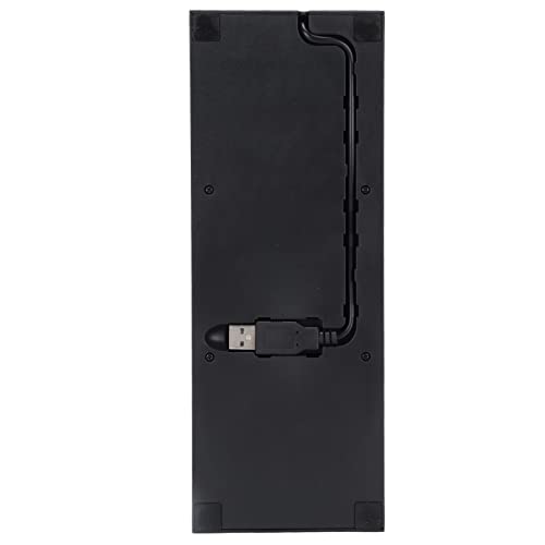 Vertical Gaming Console Cooling Stand with Light Bar for One X, 3 Fans, USB Hub Charging Ports, Decorative Design, ABS Material