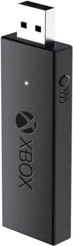 Wireless Adapter for Xbox One Controller Works with PC, Laptops, Tablets, Windows 7 8 10, Compatible with Xbox One, One S, One X, Elite 1, Elite 2 Controller - Low Latency (Black)