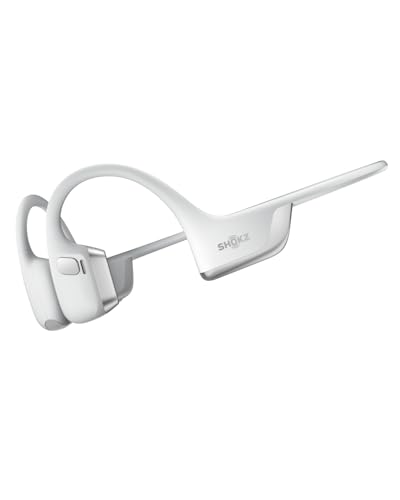 SHOKZ New OpenRun Pro 2-Bone Conduction Headphones,Open-Ear Bluetooth Wireless Sport Earphones for Running,Workouts-Sweat Resistant,Secure Comfortable Fit-Deep Bass,Smart Mic,Reflective Strip - color: Silver, size: Standard
