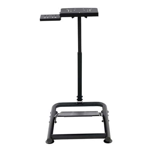 Purptarol Folding Racing Simulator Stand,Adjustable Steering Wheel Stand for G25/G27/G29/G902,R5/R9/R16/R21