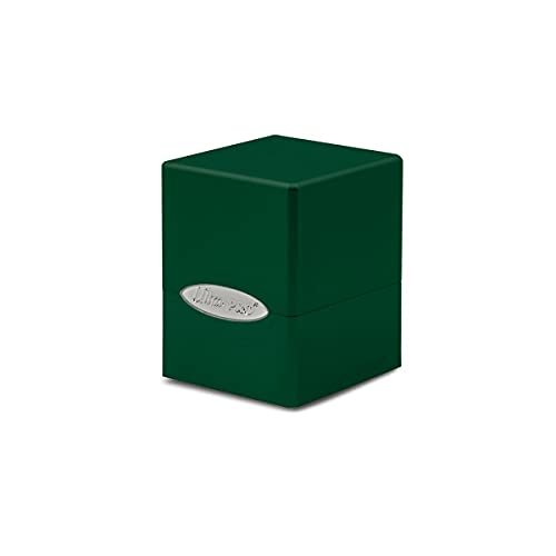 Ultra Pro Deckbox Satin Hi-Gloss Emerald Green - color: Hi-gloss Emerald Green