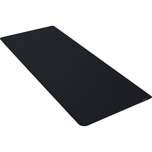 Razer Strider Hybrid Mouse Mat, Soft Base & Smooth Glide, Portable, XXL | Firm Gliding Surface, Anti-Slip Base, Rollable, Anti-Fraying Stitched Edges, Water-Resistant - color: Classic Black, size: 16.2L x 37W inches
