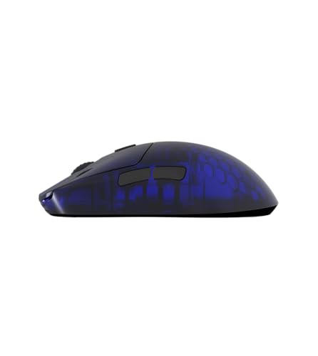 G-Wolves HTX ACE Wireless Gaming Mouse (Non-Honeycomb, Sapphire Blue) - color: Sapphire Blue, style: Non-Honeycomb