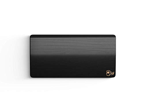Glorious Gaming Wooden Mouse Wrist Rest - Onyx/Black - for Gaming Mice, Wood Ergonomic Palm Rest| 8x4x0.75 inches/19mm Thick (GV-M-Dark) - color: Onyx, size: Mouse Wrist Rest