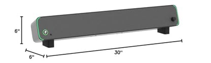 Mackie CR-X Series, CR StealthBar Desktop PC Soundbar with Bluetooth (CR-STEALTHBAR)