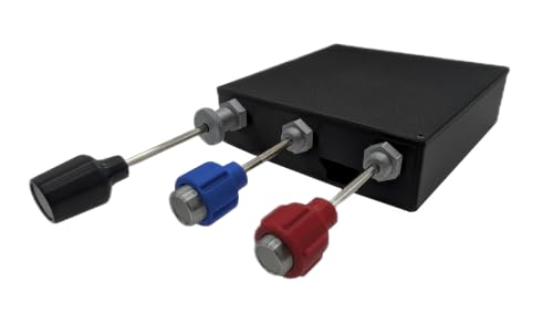 Flight Sim Stuff - Vernier Controls - Throttle, Propeller, and Mixture TPM | True Vernier Controls for Mixture and Prop, Throttle Friction Lock, PC/Mac