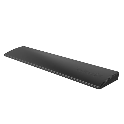 Ergonomic Keyboard Wrist Rest, Memory Foam Wrist Support Pad with PU Leather Surface, Non-Slip Base, Sweat-Resistant Design for Mechanical Keyboards, Laptop, Office, Gaming and Typing