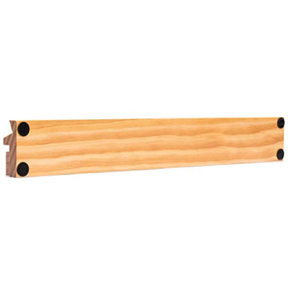 Yellow Mountain Imports 18-Inch Natural Pine Wooden Mahjong Racks with Pushers - Set of 4 (Racks with Pushers Only) - color: Natural Pine