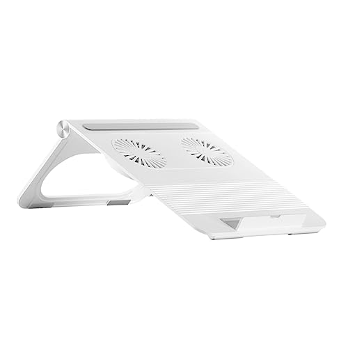 Laptop Cooling Pad Dual 3800 Fans Laptop Stand Notebook Pc Holder with Triangle Frame Non-Slip Support Portable Computer Stand for Home Office Travel