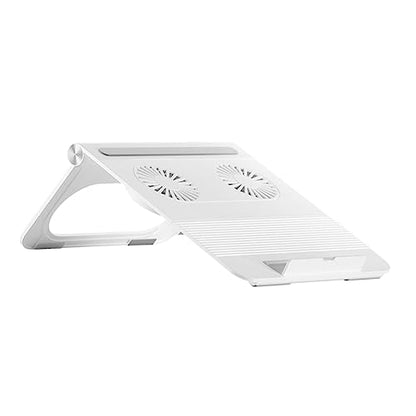 Laptop Cooling Pad Dual 3800 Fans Laptop Stand Notebook Pc Holder with Triangle Frame Non-Slip Support Portable Computer Stand for Home Office Travel