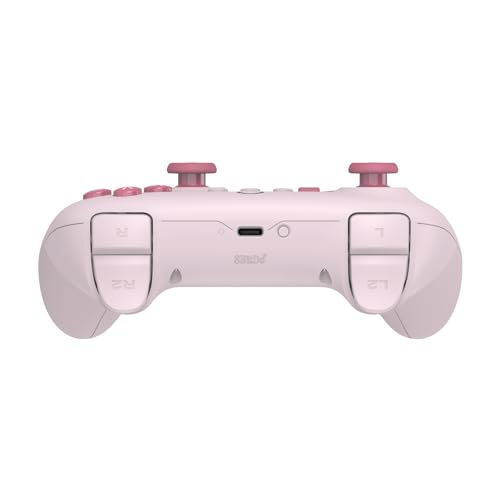 8Bitdo Ultimate C Bluetooth Controller for Switch with 6-axis Motion Control and Rumble Vibration (Pink) - color: Pink, style: Controller